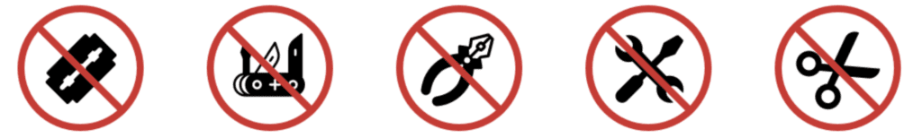 Tools and Sharp Objects