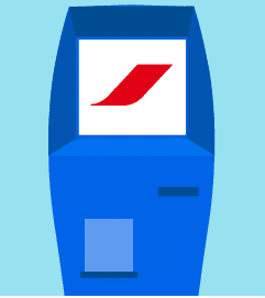 Air France self-check-in (kiosk)