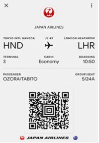 Mobile Boarding Pass (Android/Google Play)