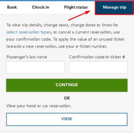 A screenshot of the Alaska Airlines Manage Trip tab used for cancelling a flight online