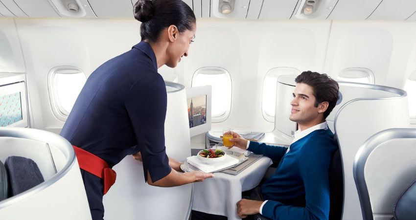 Air France Upgrade to Business